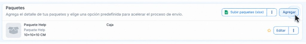 Packages in Set up your store